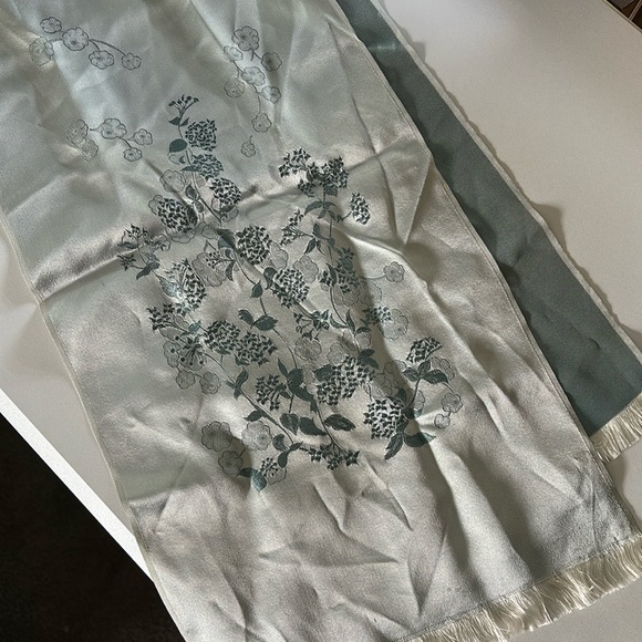 Marshall fields vintage jacquard scarf made in France - Picture 2 of 6